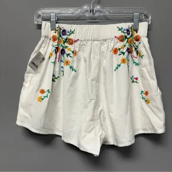 Free People Lucy Mae Embroidered Short Set